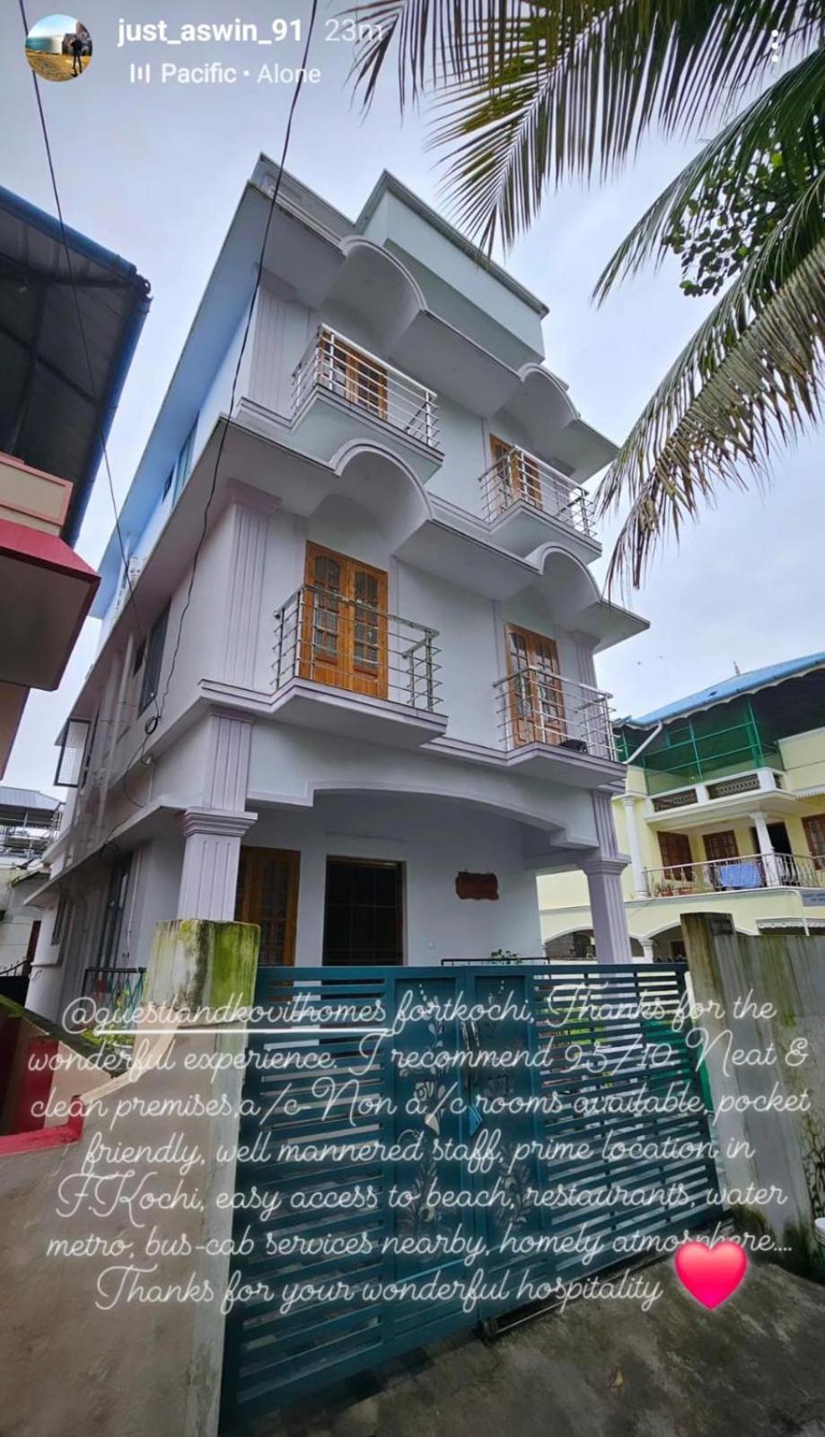 Guestland Homestay Kochi Dış mekan fotoğraf